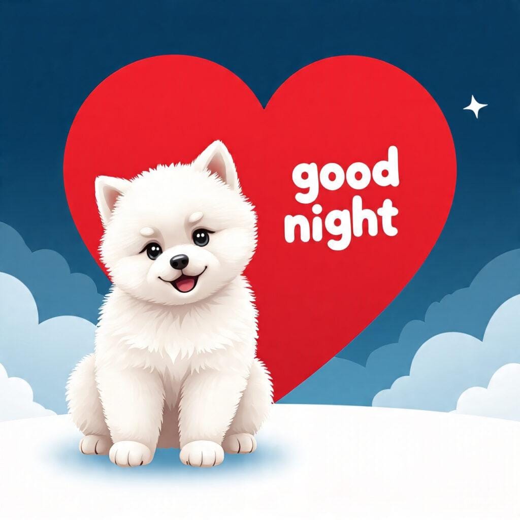 cute puppy good night images