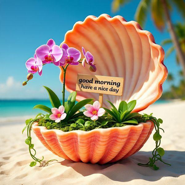 good morning with have a nice day message