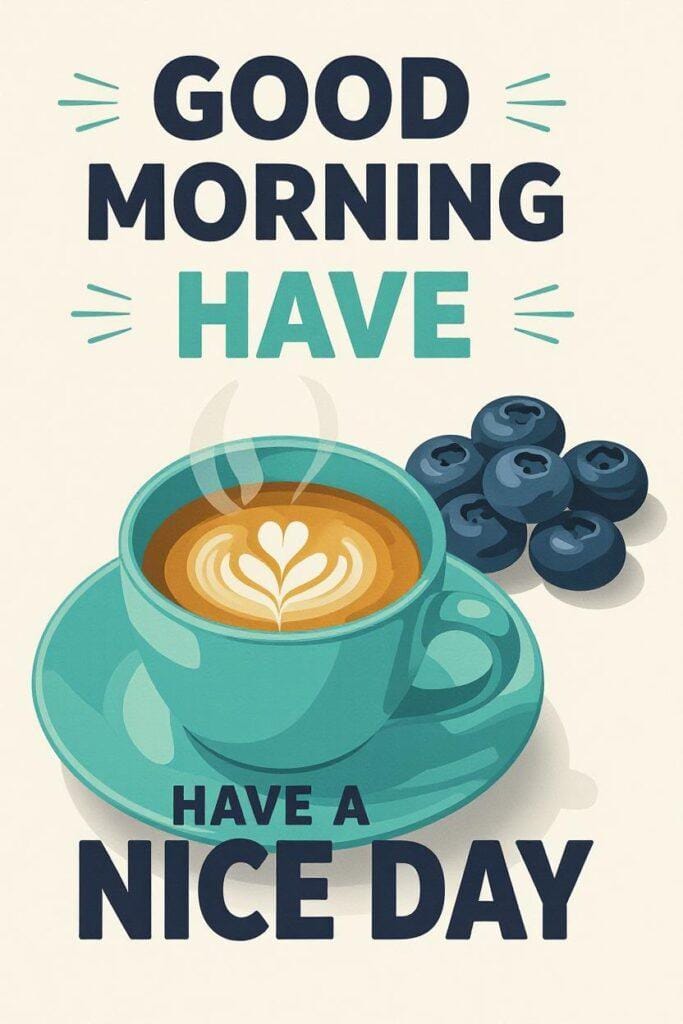 good morning with have a nice day message