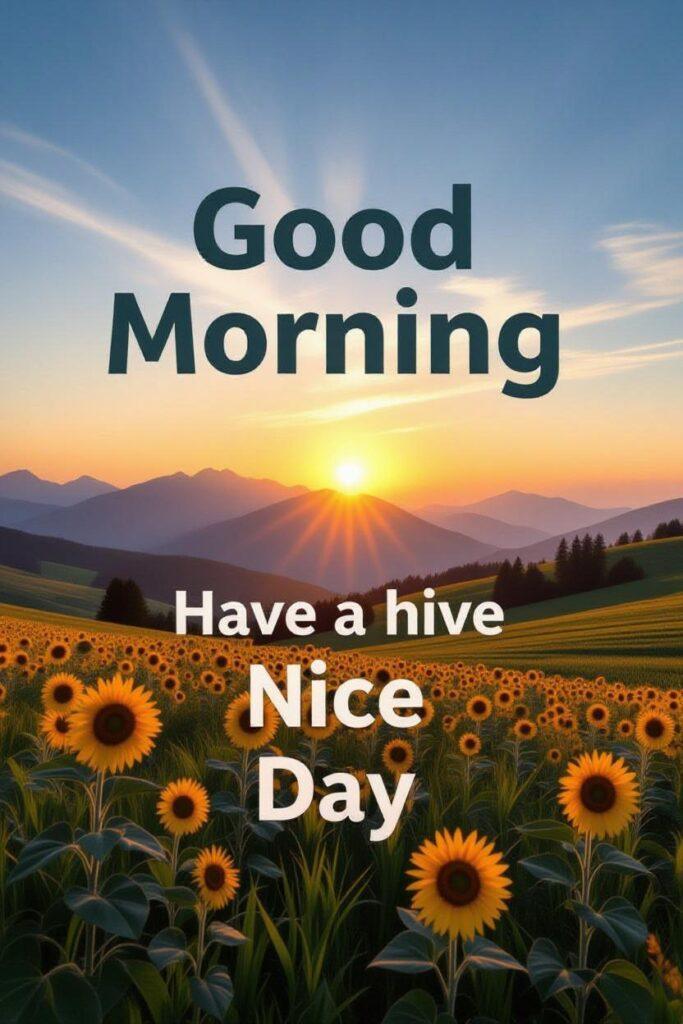 good morning with have a nice day message