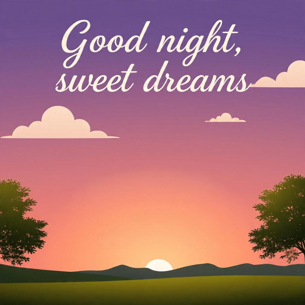good night with sweet dreams images