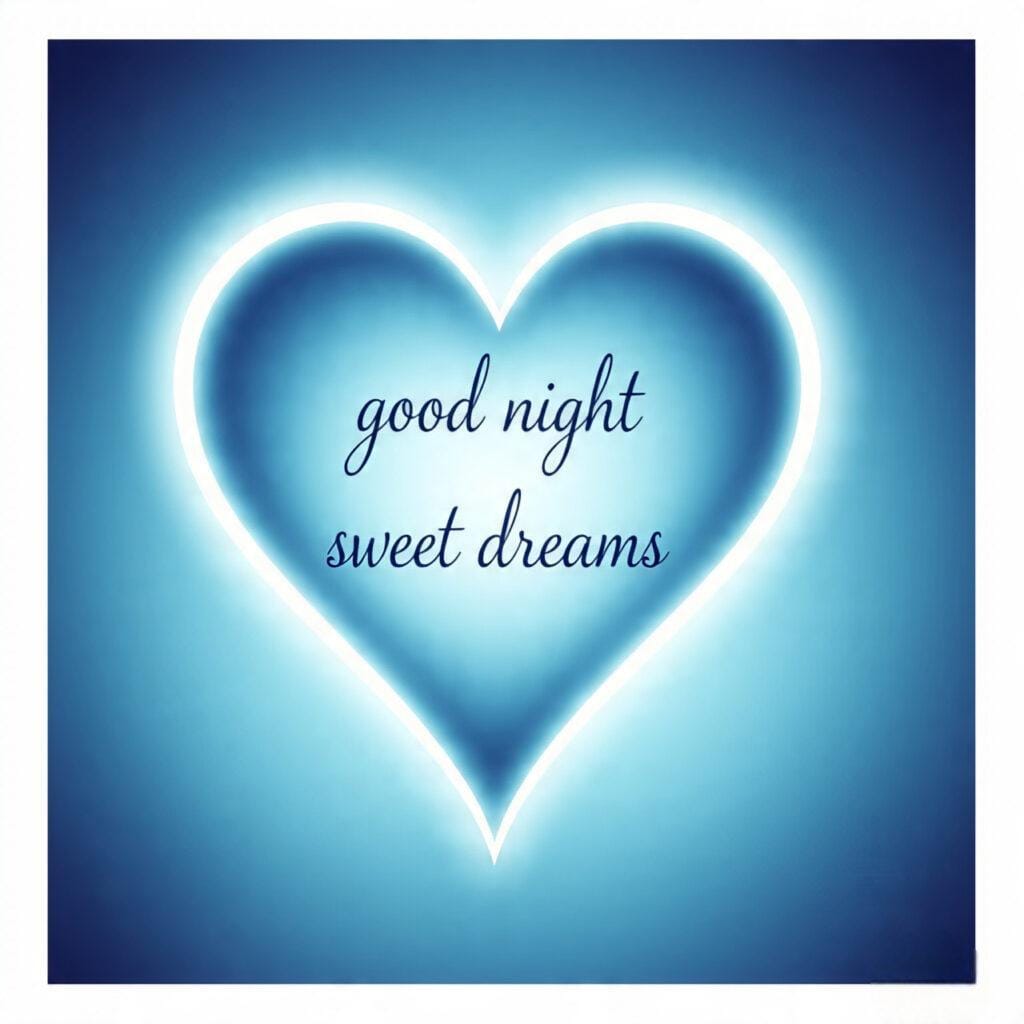 good night sweet dreams with love