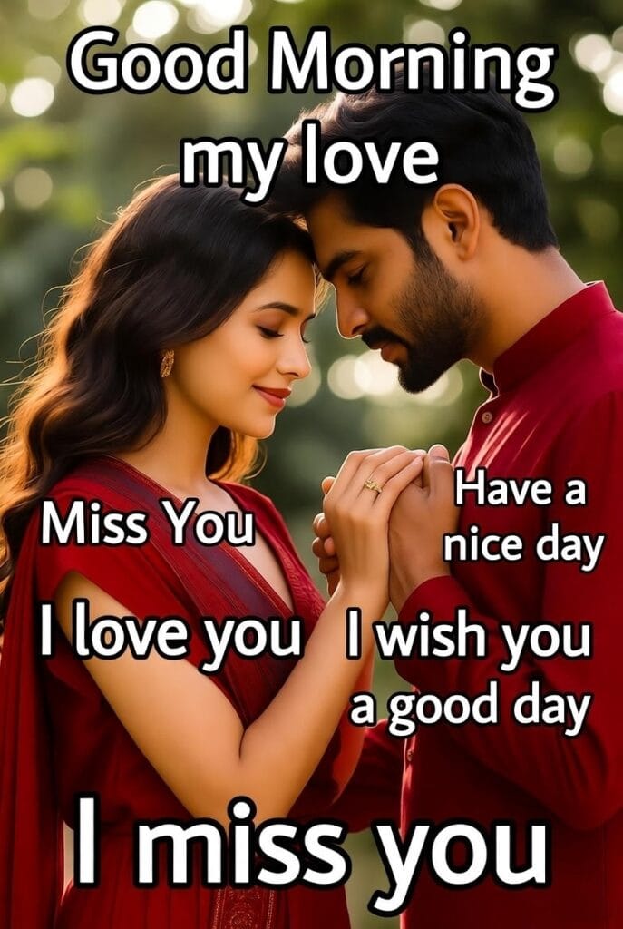 romantic love good morning images