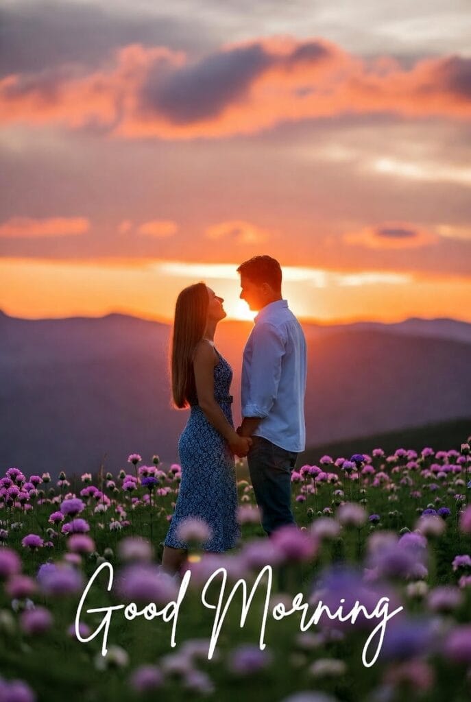 romantic love good morning images