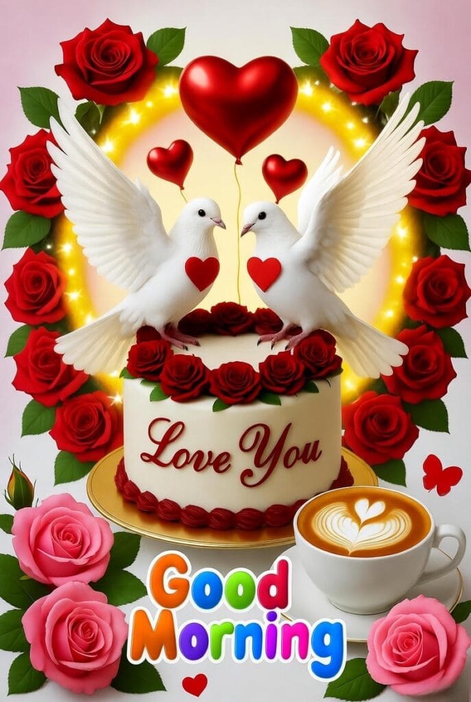 romantic love good morning images