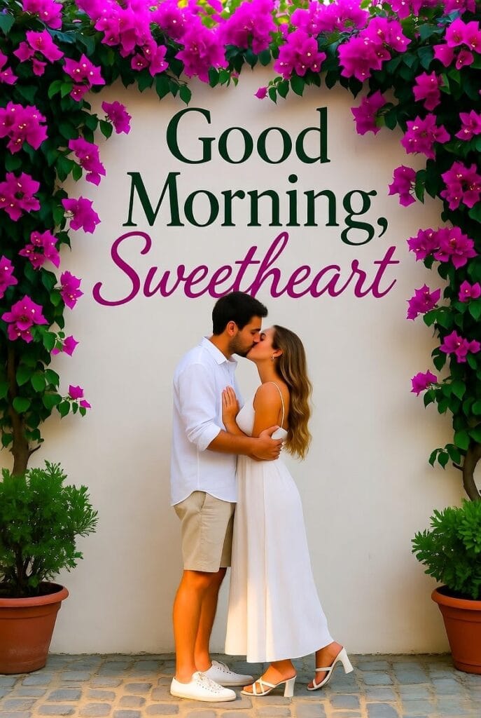 romantic love good morning images