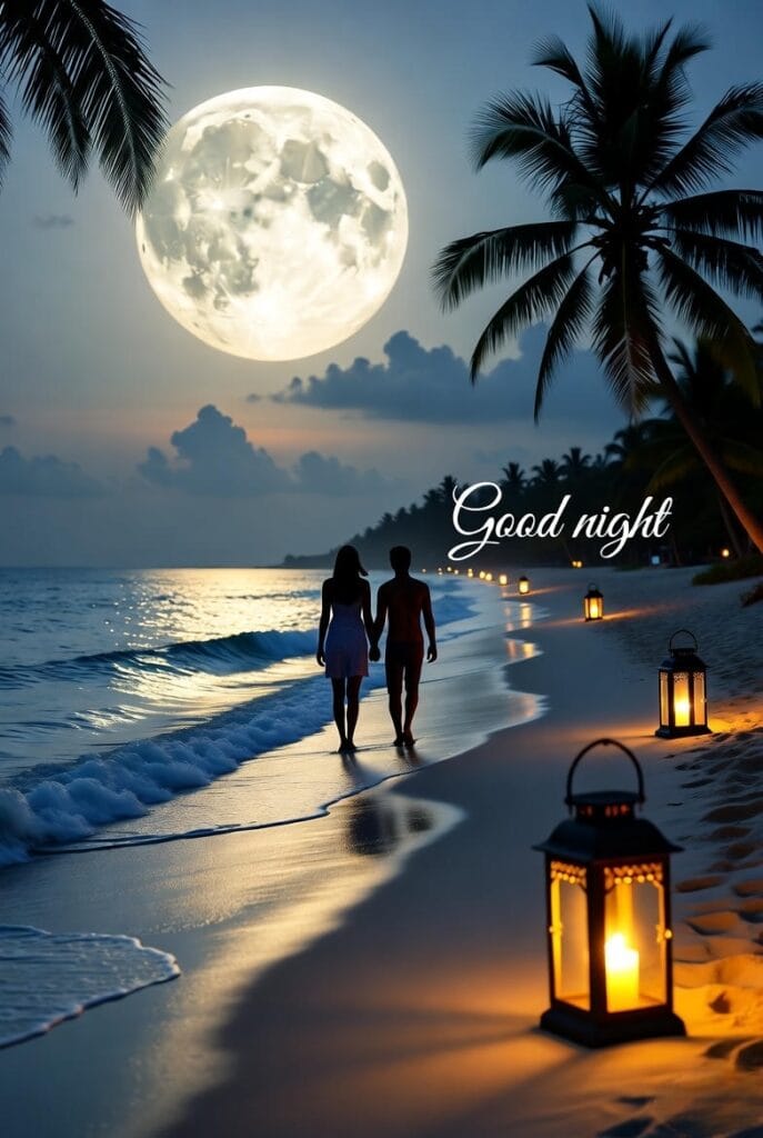Romantic Love Good Night Images